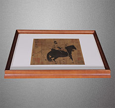 仲巴书画装裱配框服务案例